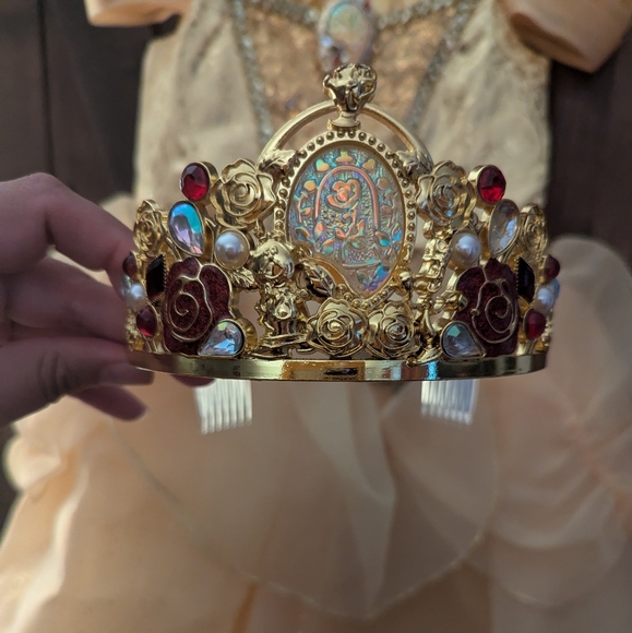 🌹Disney's Belle Costume w/ Crown 🥀 - Picture 5 of 7